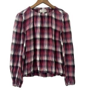 Cloth & Stone Plaid Flannel Shirt